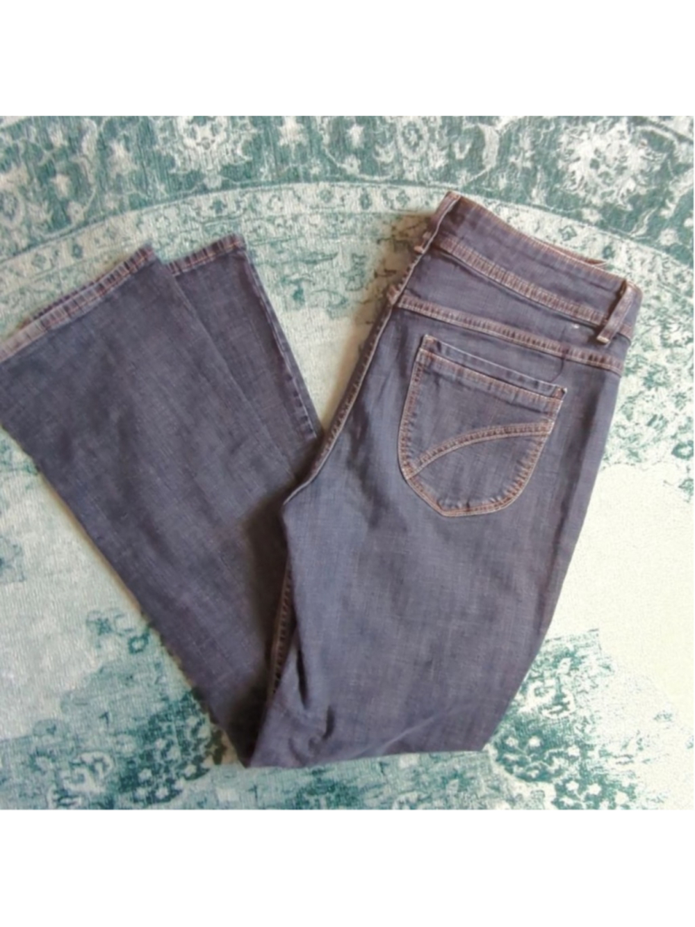 Riders by Lee Y2K Mid-Rise Bootcut Jeans Sz 32/29 — Dark Wash, Slight Stretch